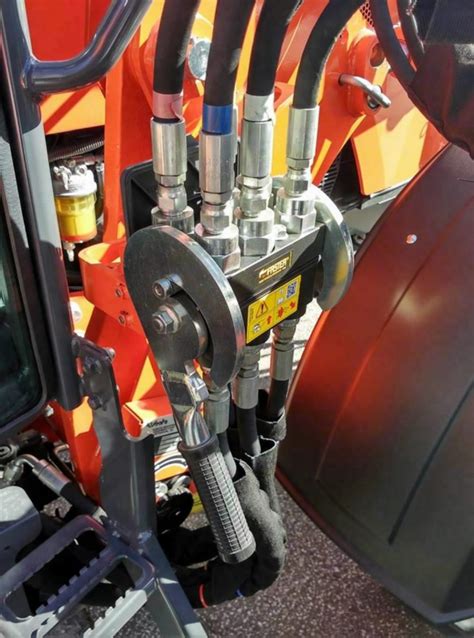 kubota skid steer hydraulic couplers|kubota quick coupler.